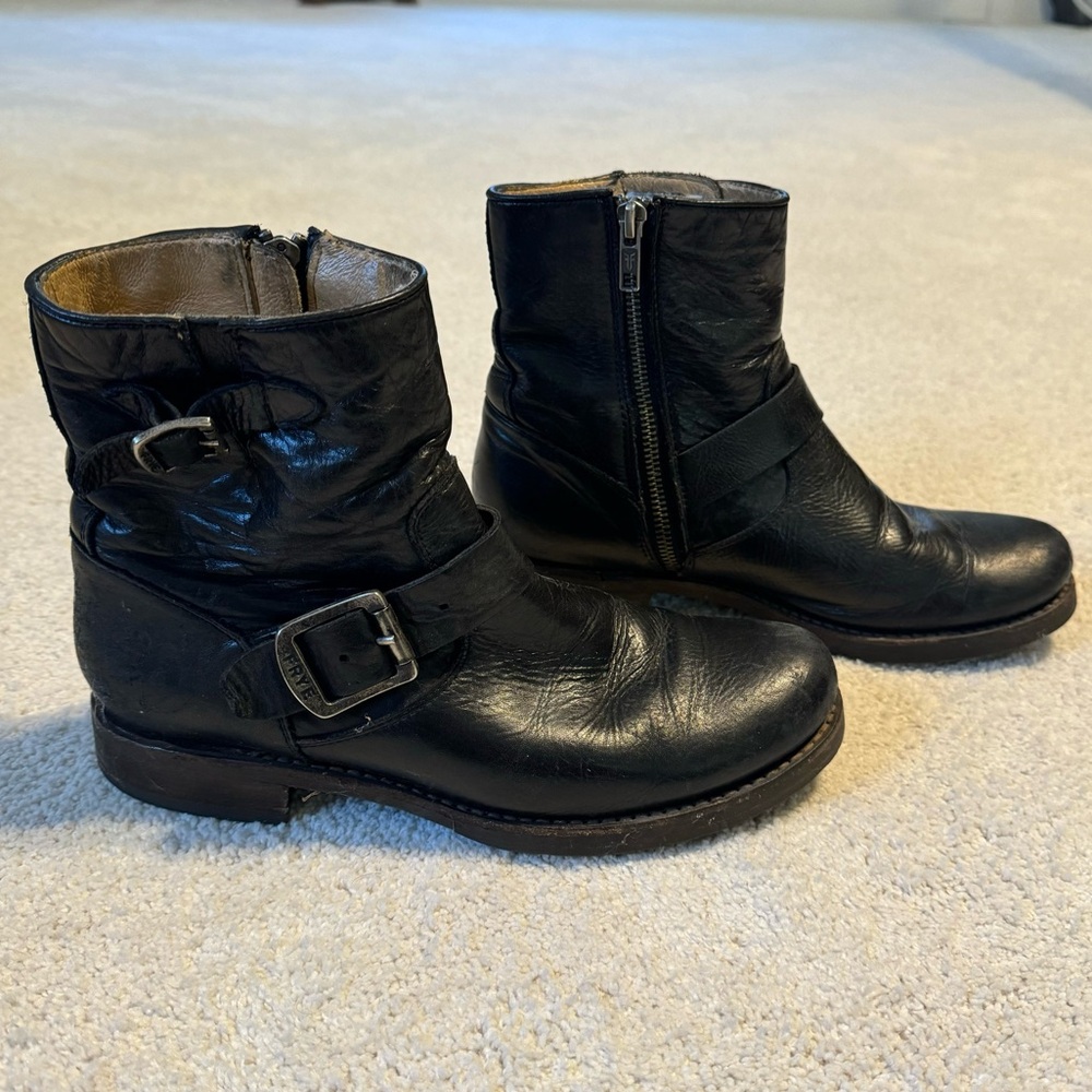 Frye Vicky Boot (Size 7.5, Black Leather) - Picture 5 of 6